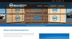 Desktop Screenshot of metrohardwoodsmaplegrove.com