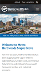 Mobile Screenshot of metrohardwoodsmaplegrove.com